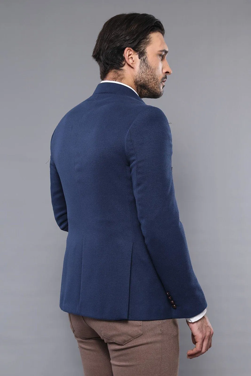 15457 Blue Blazer Jacket