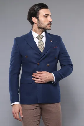 15457 Blue Blazer Jacket