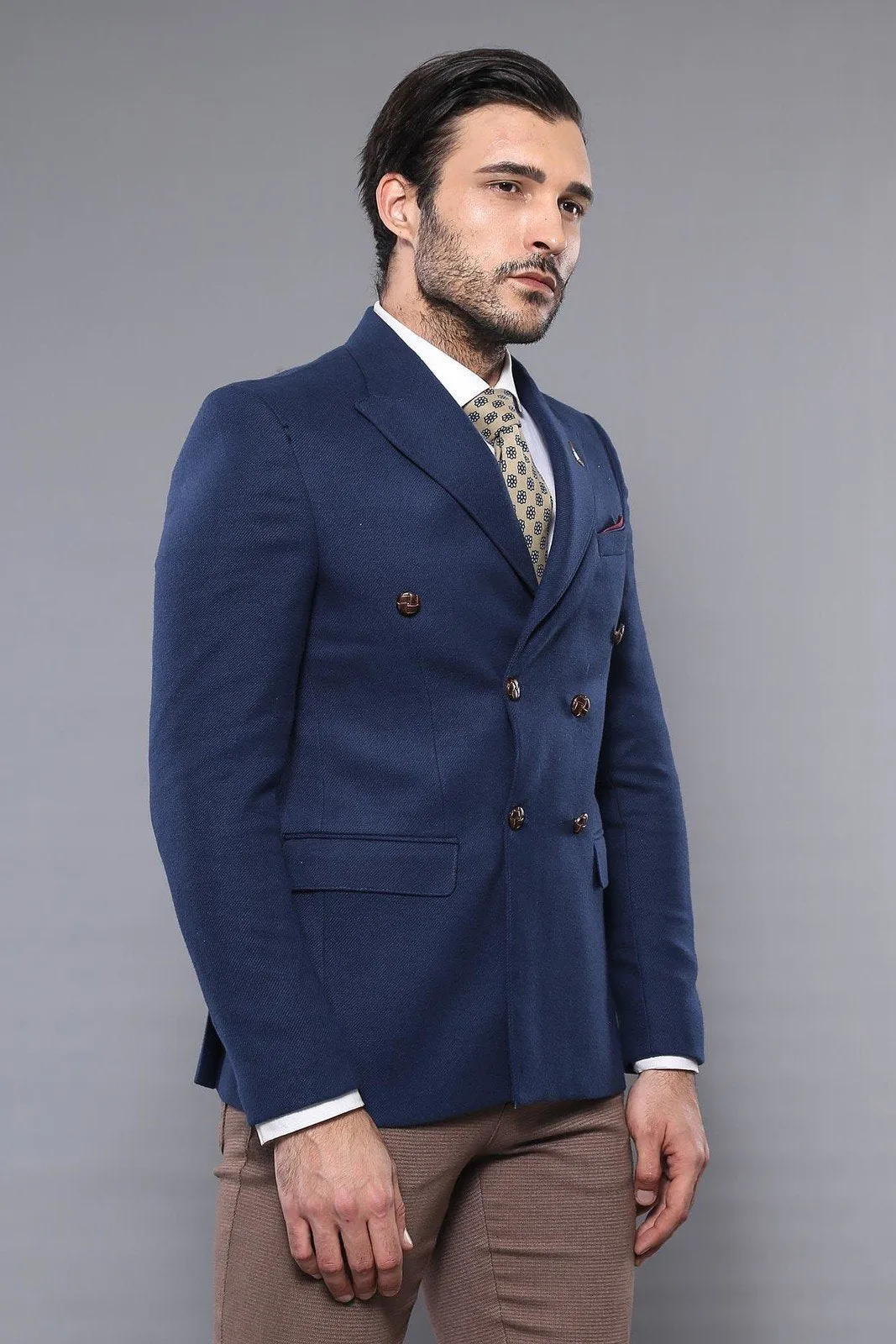 15457 Blue Blazer Jacket