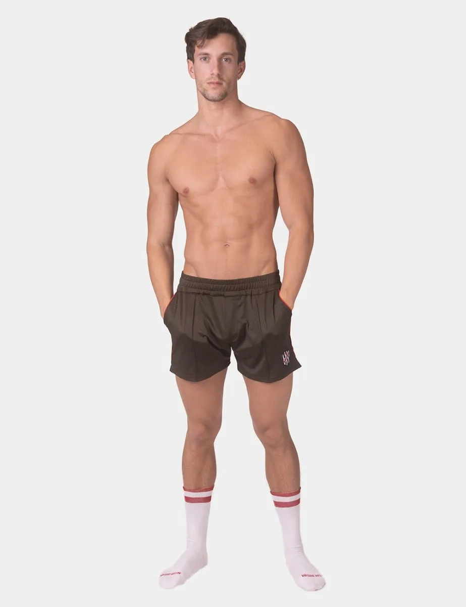 Barcode Berlin Short Luka Olive Red