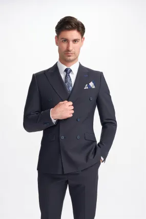 Bond Midnight Navy Double Breasted Blazer