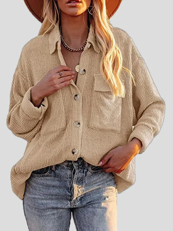 Casual Corduroy Shirt