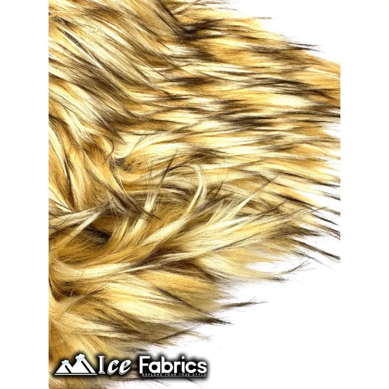 Coyote Long Pile Faux Fur Fabric | Fur Material