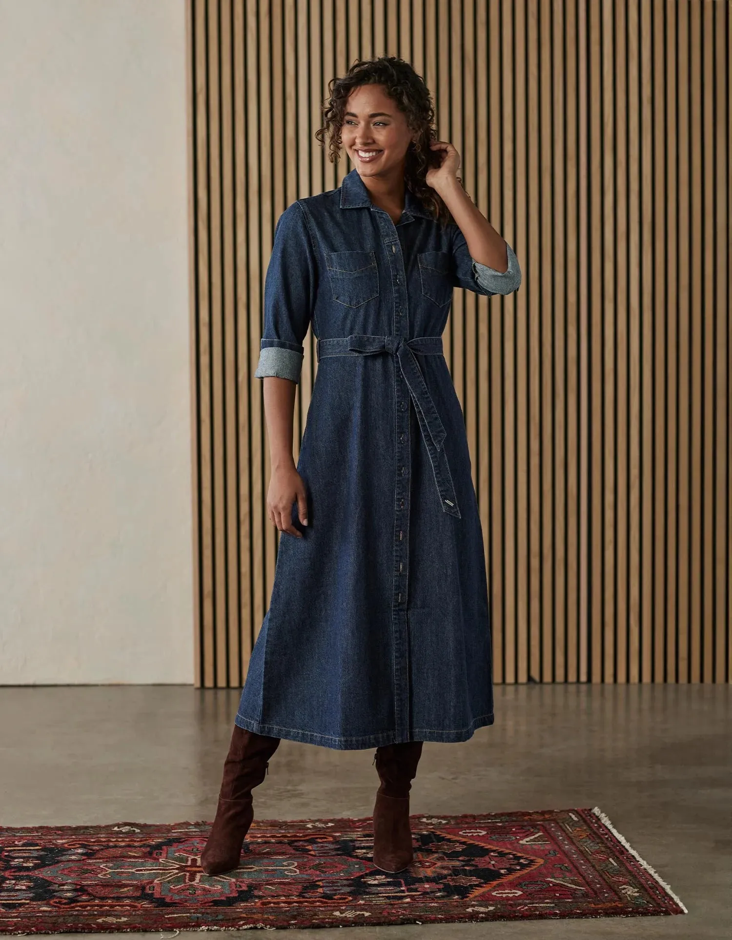 Denim Shirtdress