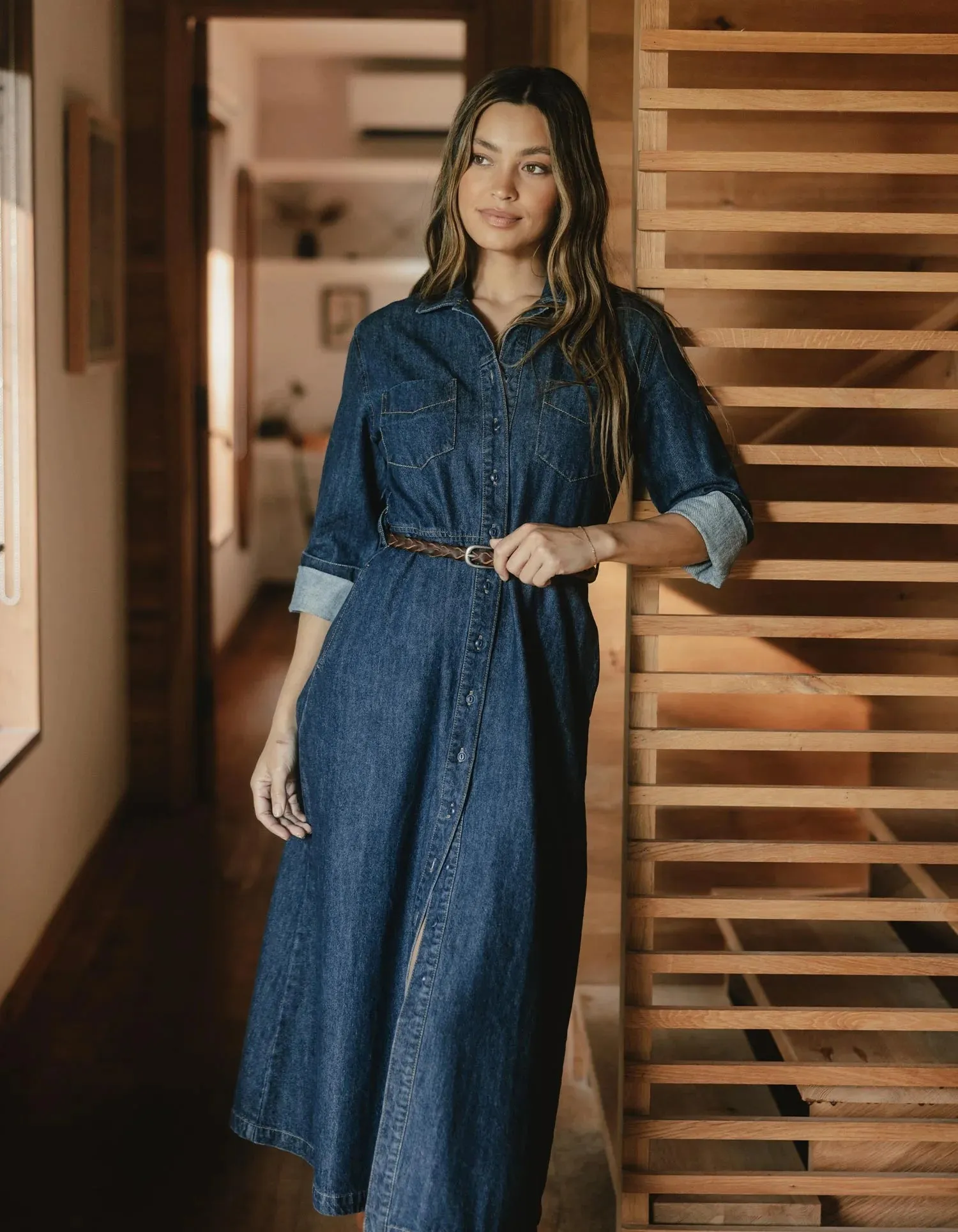 Denim Shirtdress