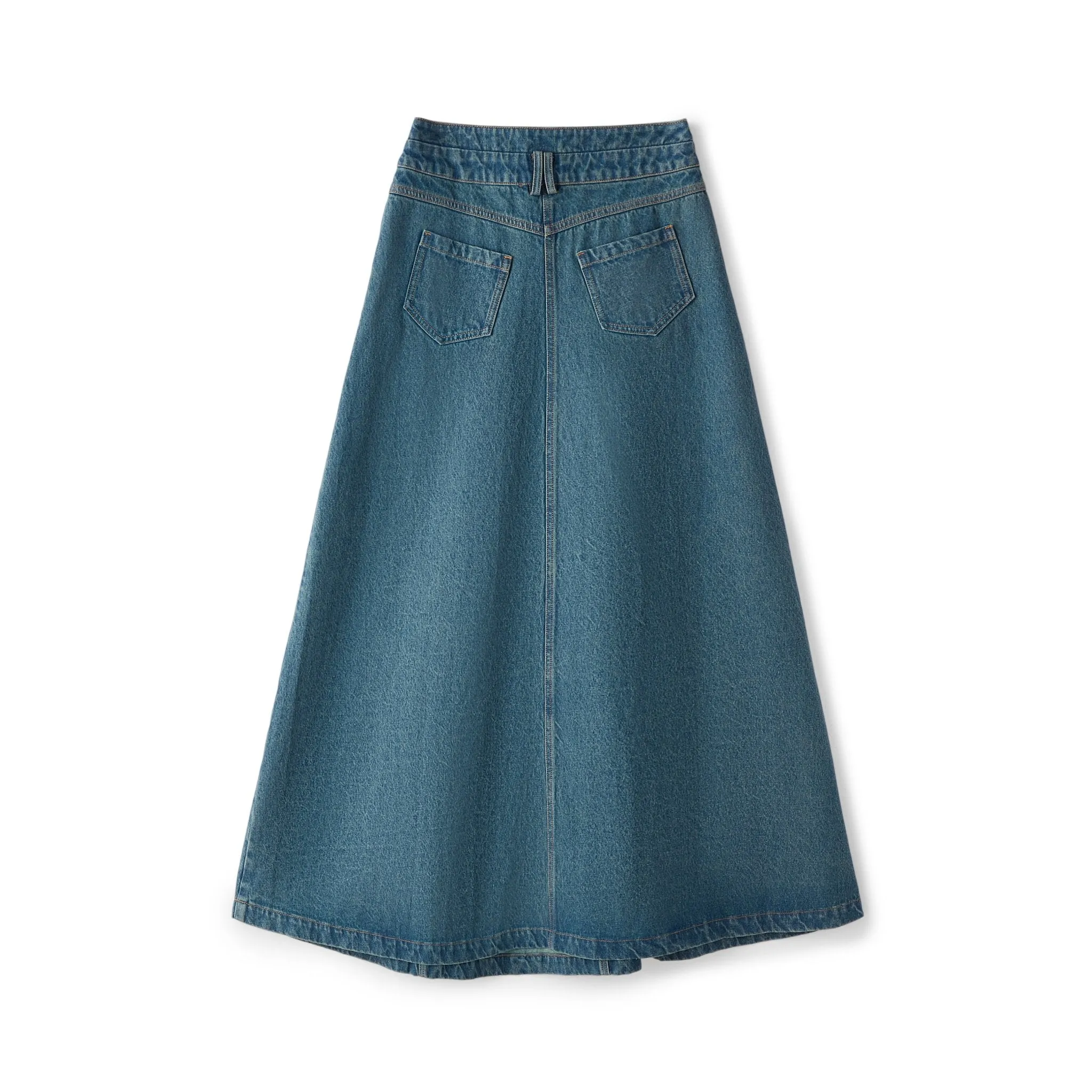 Denim Umbrella Skirt