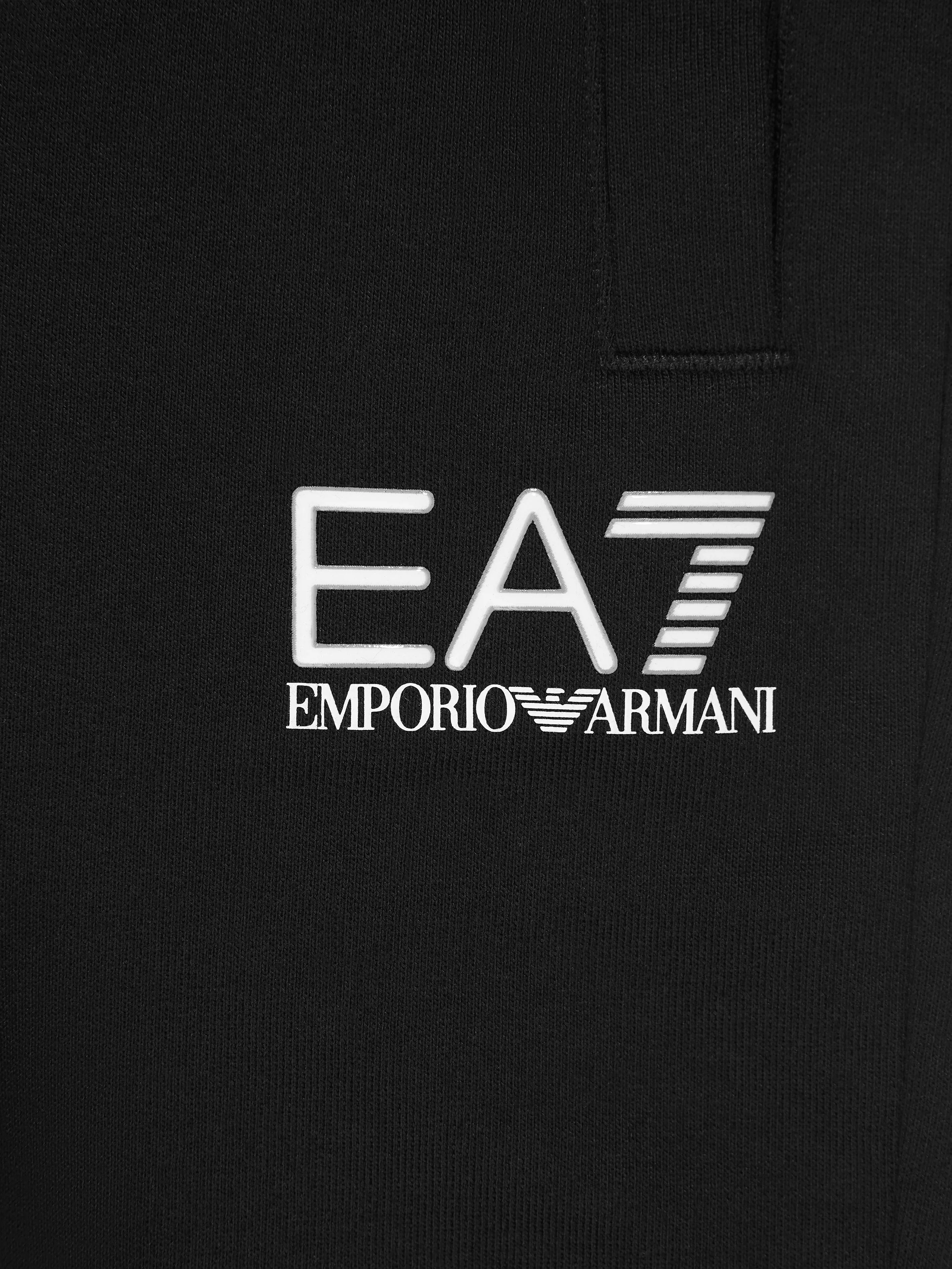 EA7 Emporio Armani Boys Logo Bermuda Shorts in Black