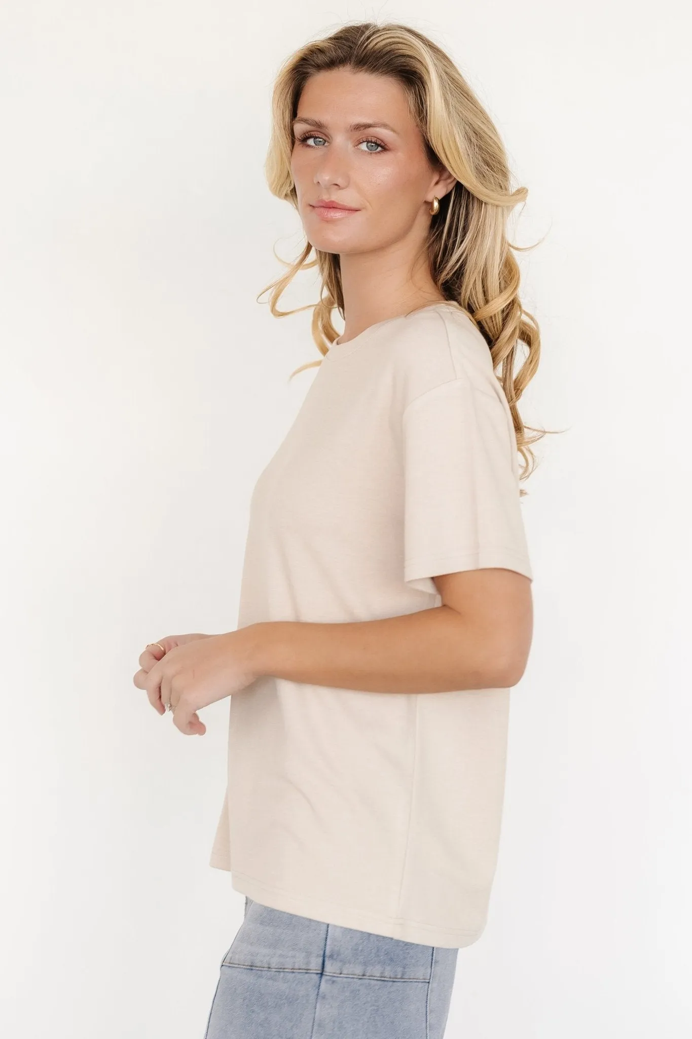 Elliot Relaxed Tee | Natural