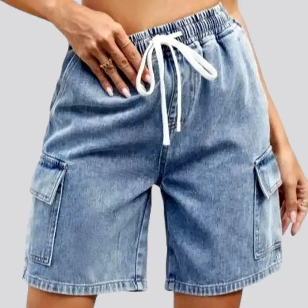 Fashion loose women's jeans shorts