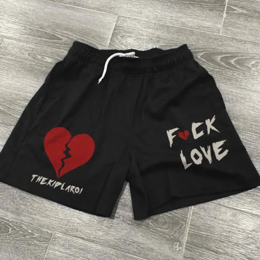 Fashion trend street love shorts