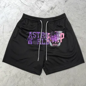 Fashion Trendy Hip Hop Street Mesh Shorts