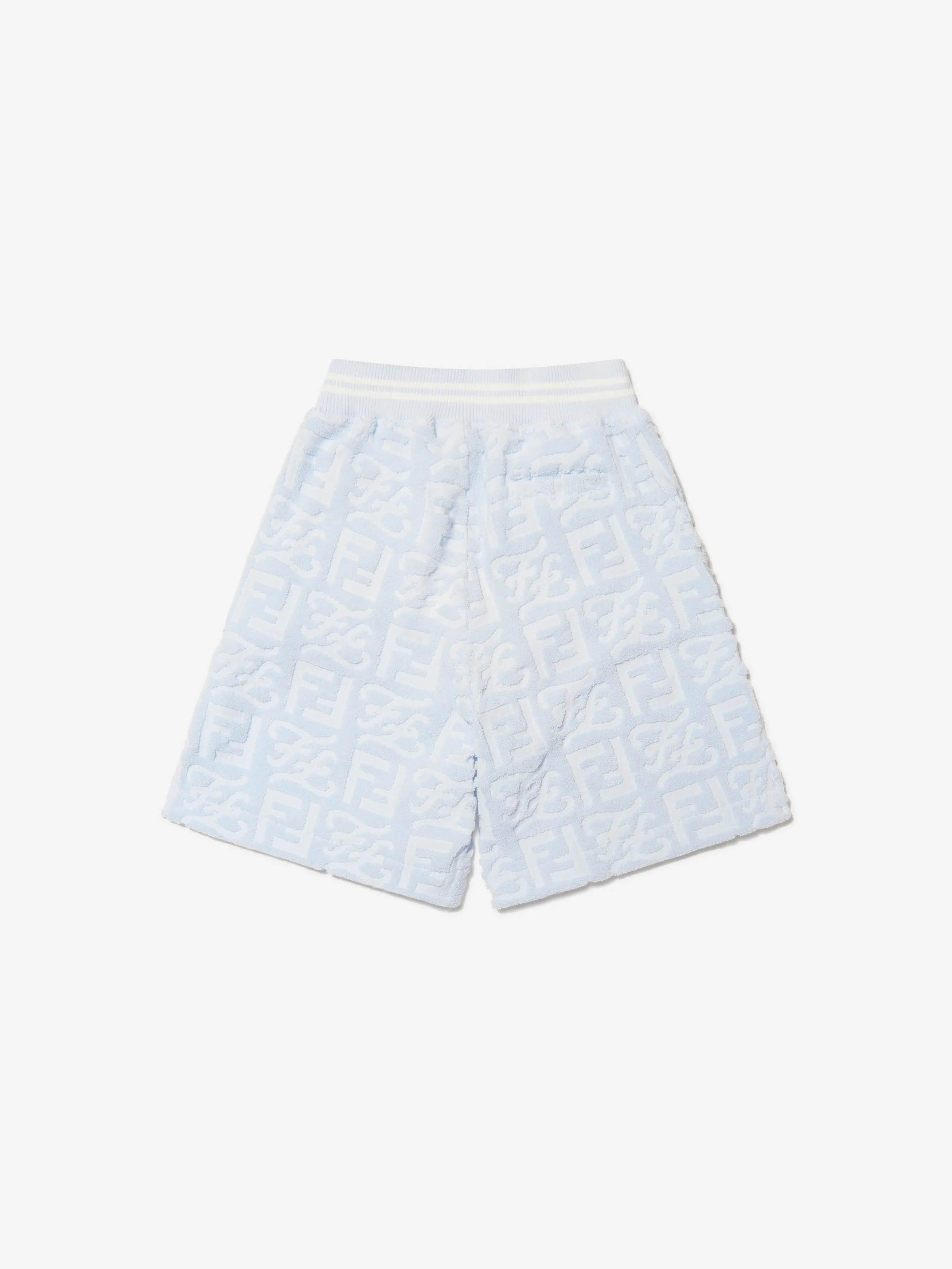 Fendi Boys Towelling Karligraphy Shorts