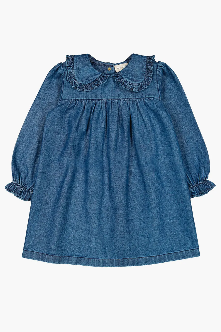 Girls Dress Louis Louise Twist - Blue Denim