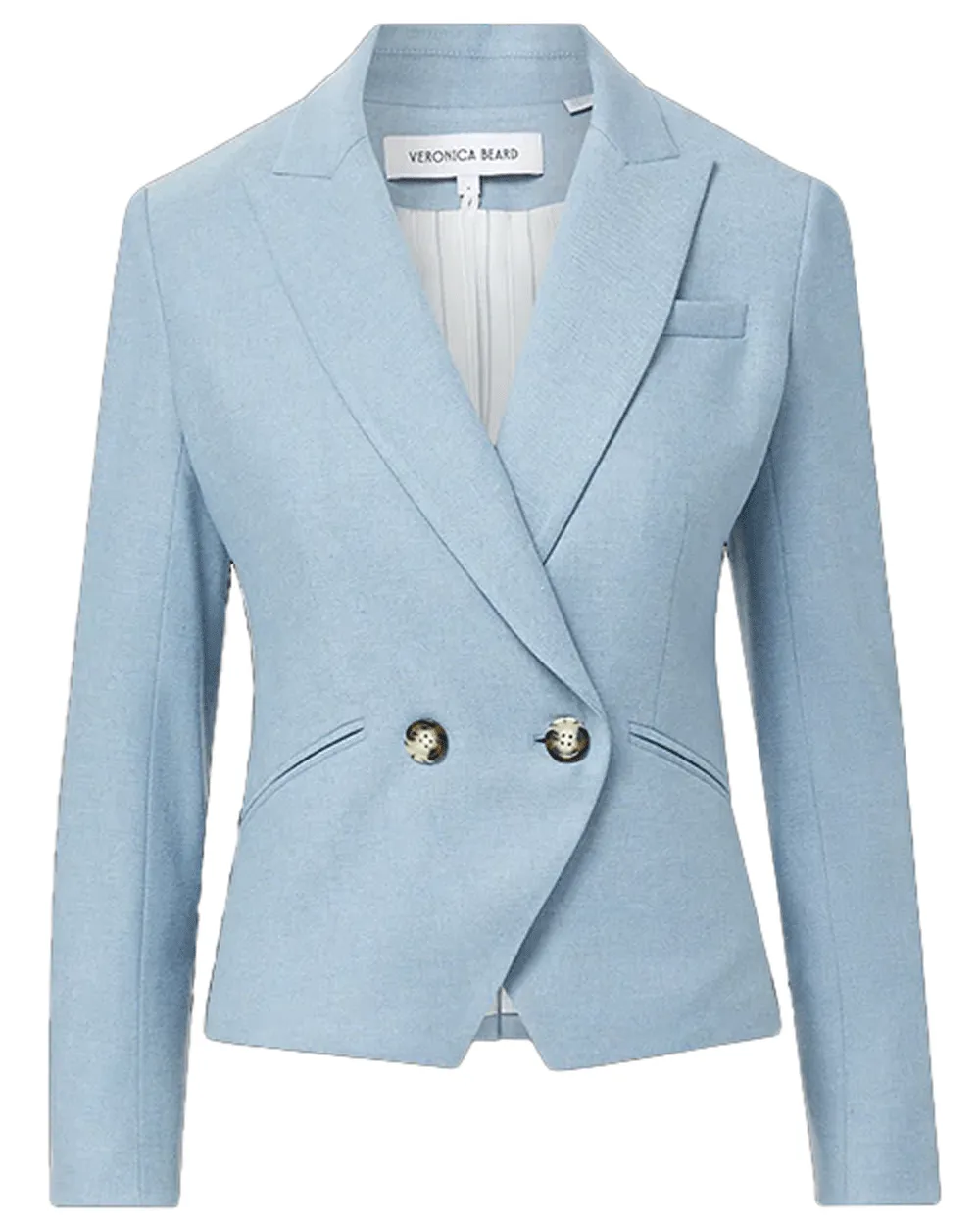 Heather Smoke Blue Cropped Rickie Dickey Jacket