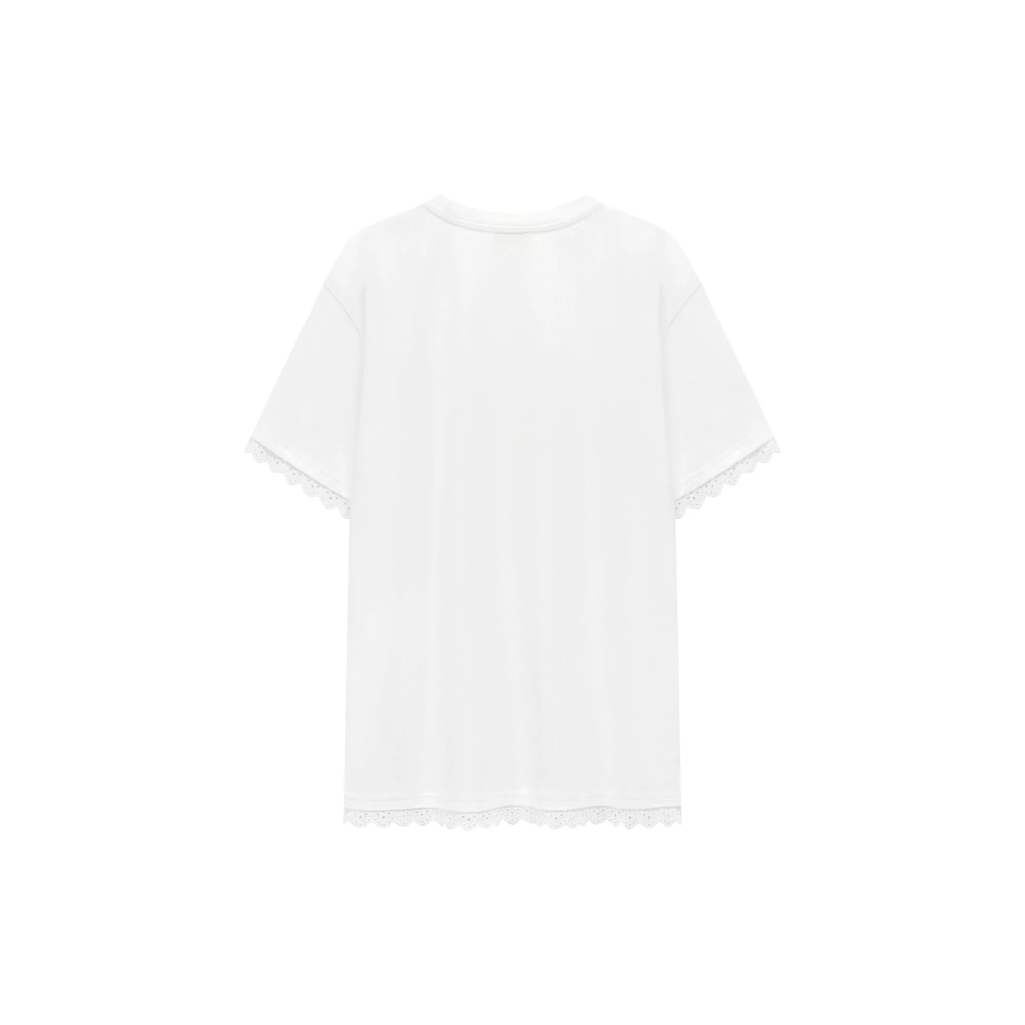 Logo Lace Loose Fit T-Shirt