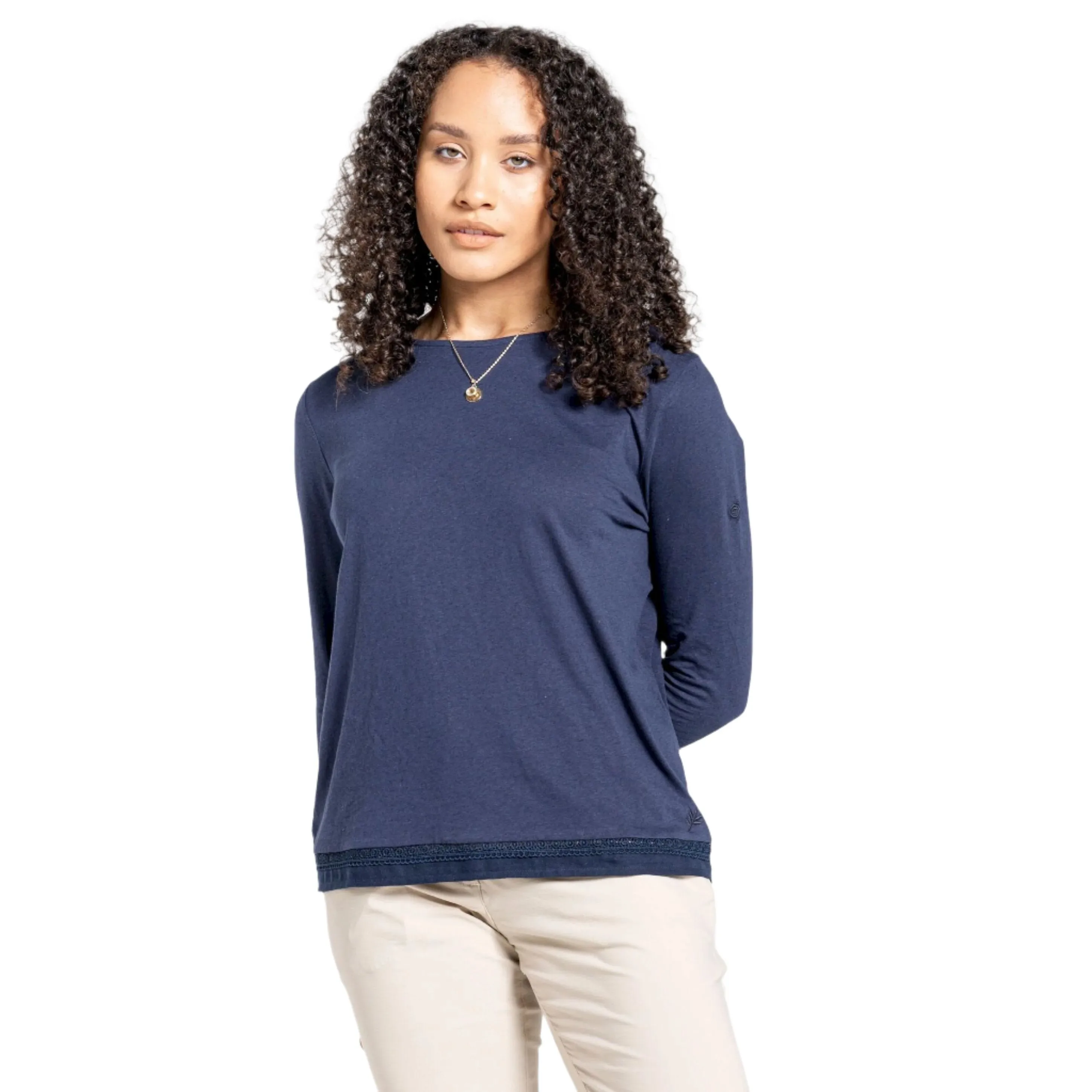 Magnolia Nosibotanical Long Sleeved Women's Top - Blue Navy