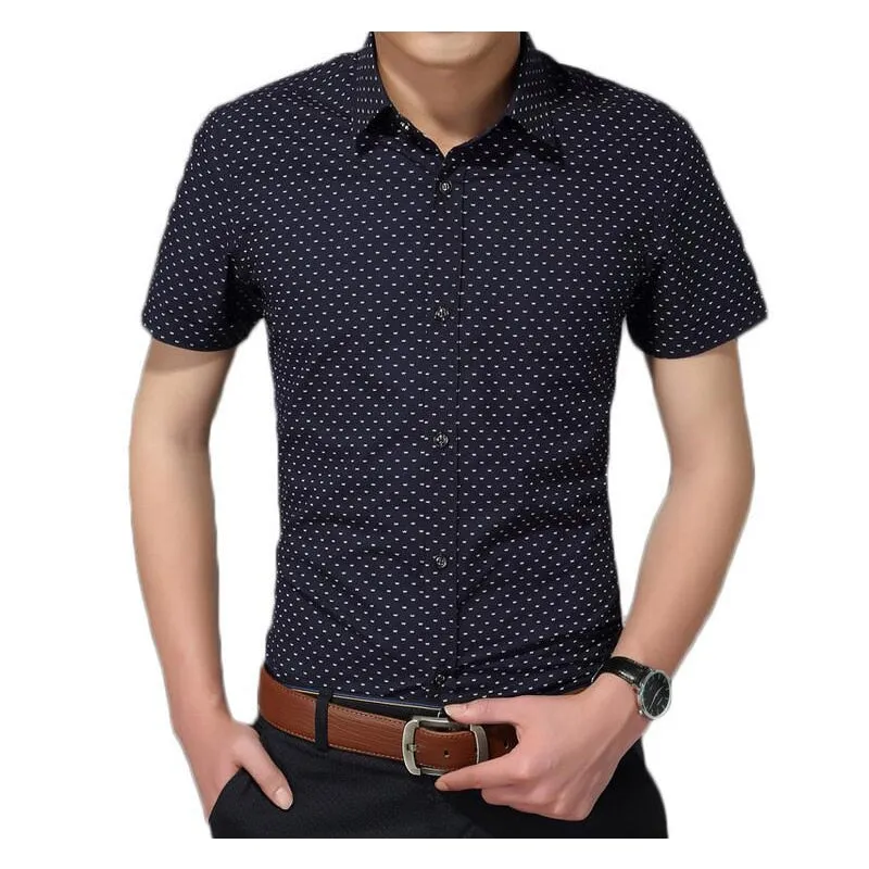 Men'S Social Polka Dot Casual Shirt