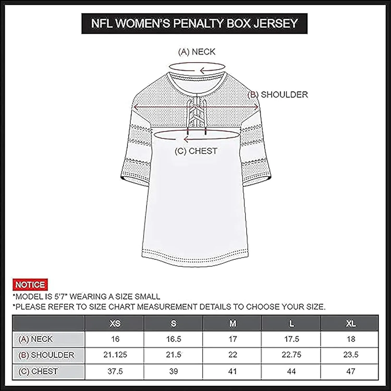 NFL  Womens Standard Lace Up Tee Shirt Penalty Box|Buffalo Bills