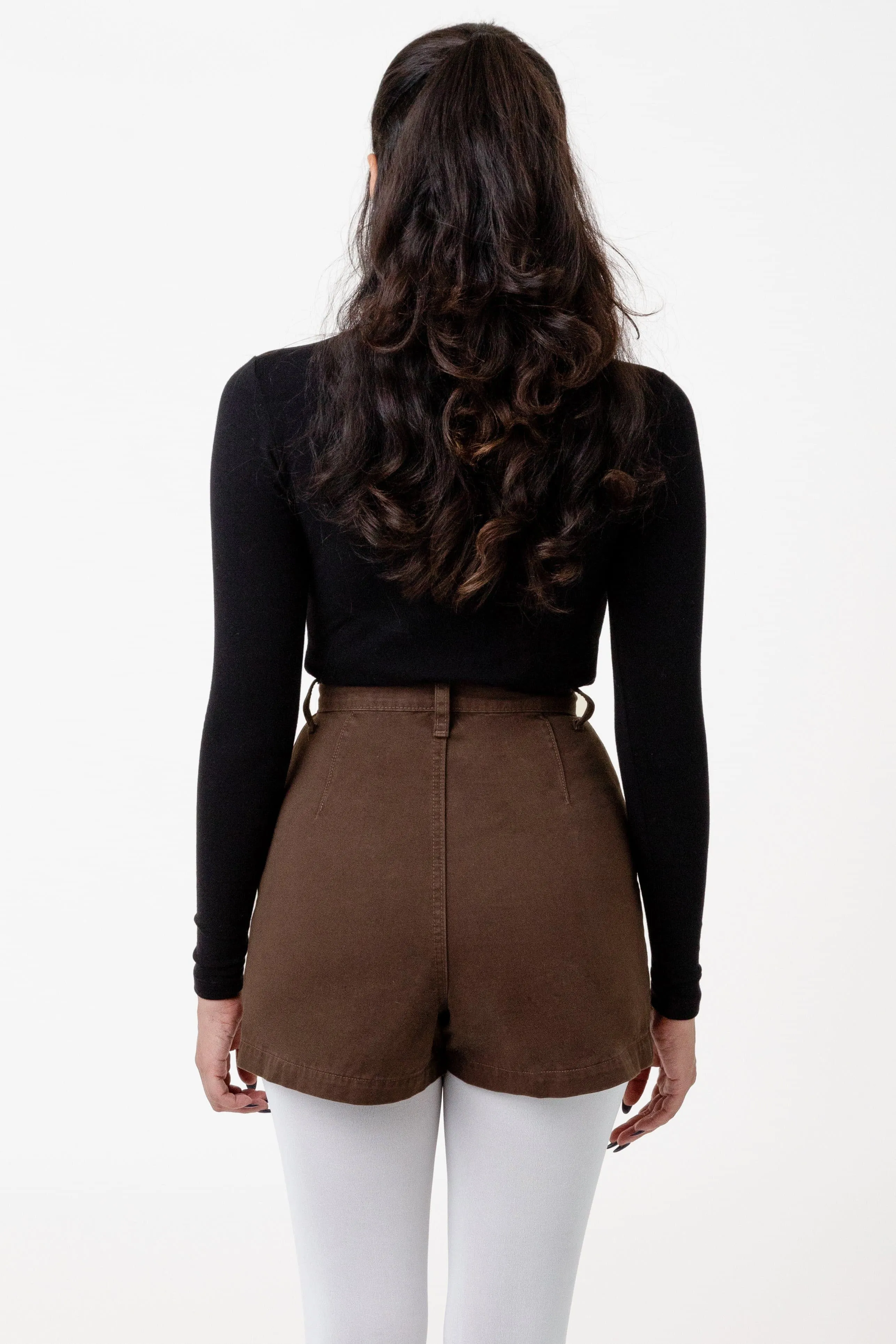 RCT380 - Cotton Twill Button-Front Skort