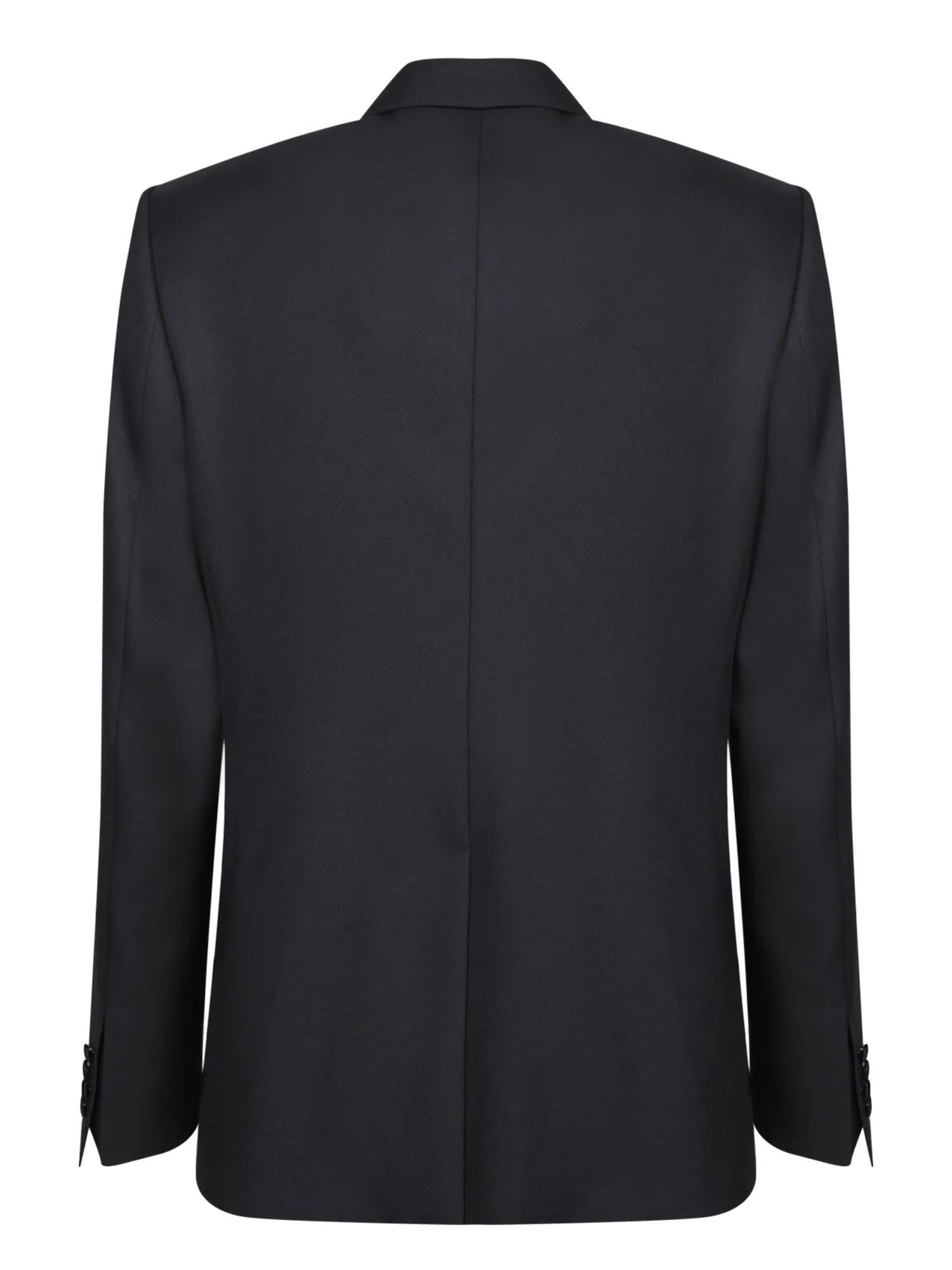 Sequin-lapels black jacket