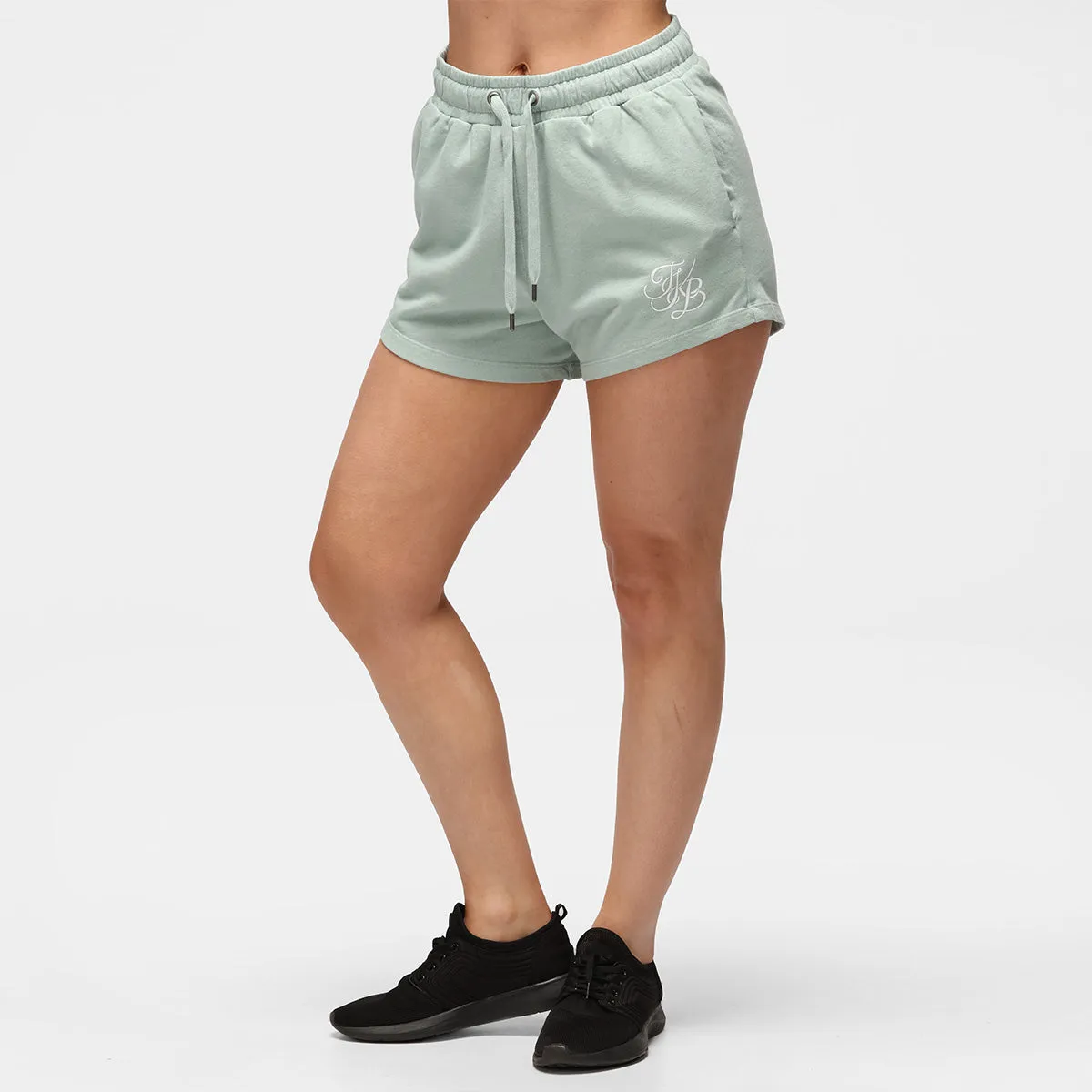 TKB Washed Jade Ladies Terry Shorts