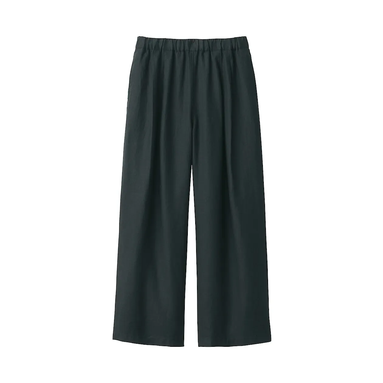 Washed Linen Relaxed Wide Pants