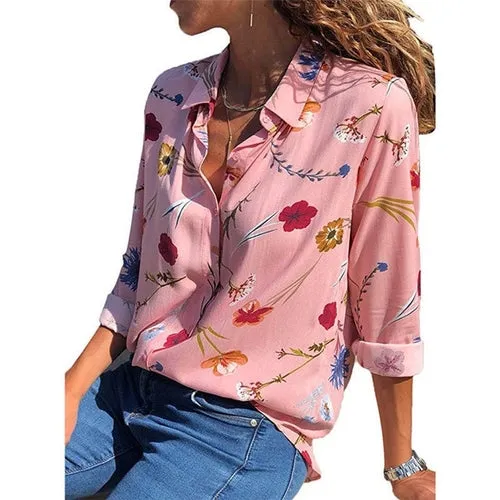 Womens Tops and Blouses Floral Print