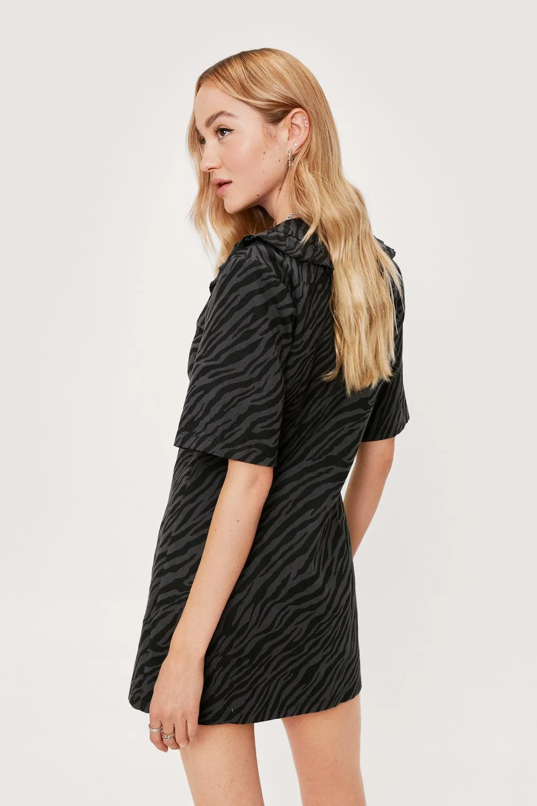 Zebra Denim Dress